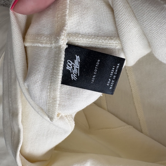 100 Thieves Cream Longsleeve Sweater NWT - Picture 5 of 7